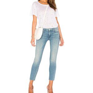 Mother Denim Looker Ankle Fray